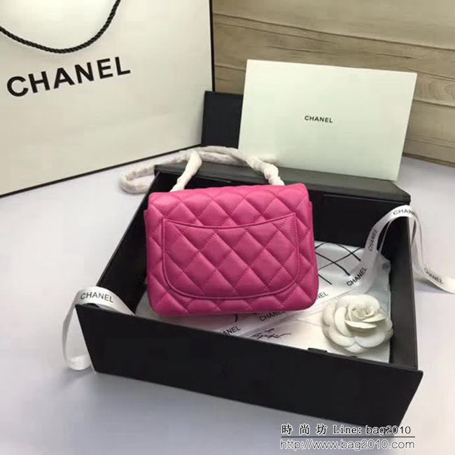 香奈兒CHANEL 升級版A1115進口小羊皮金銀鏈條單肩斜挎包 DSC1616